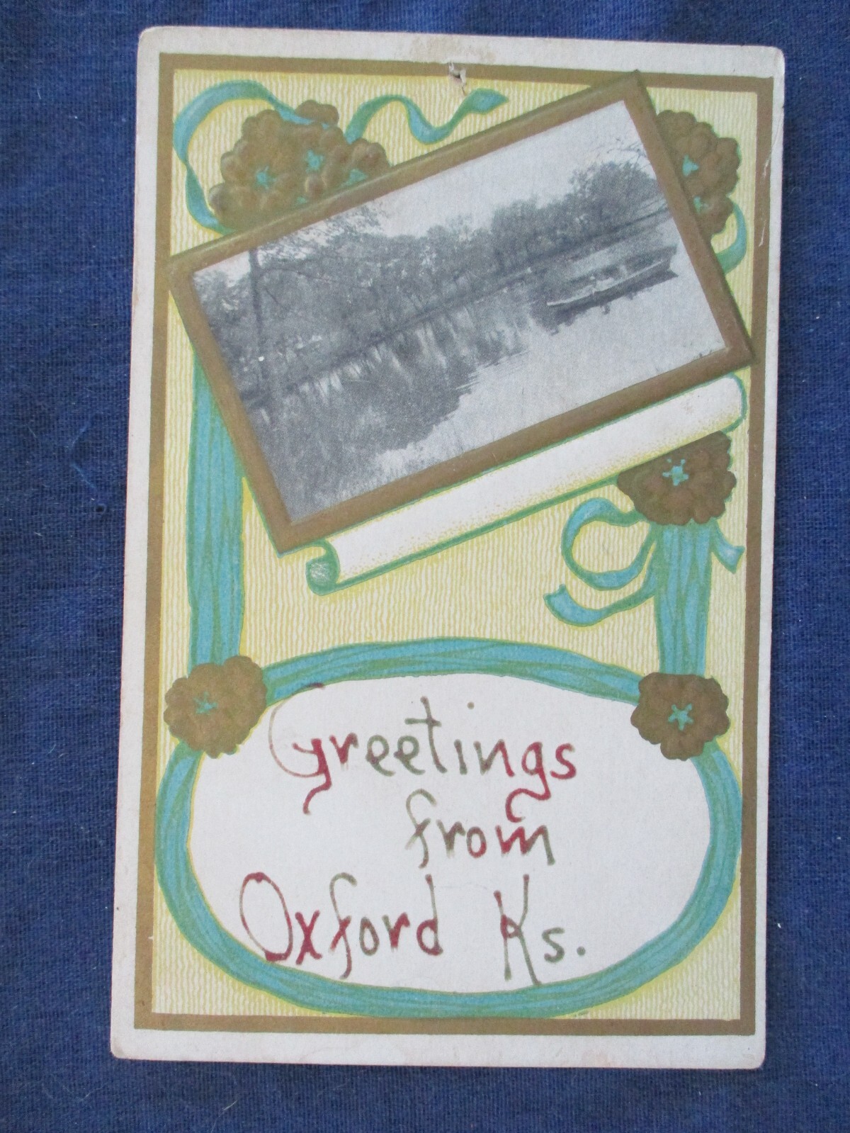 ca1910 Oxford Kansas Scenic View Greeting Postcard | eBay