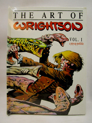 ART OF WRIGHTSON Vol. I POP-UP PORTFOLIO By Bernie Wrightson 1st Ed HC Mint