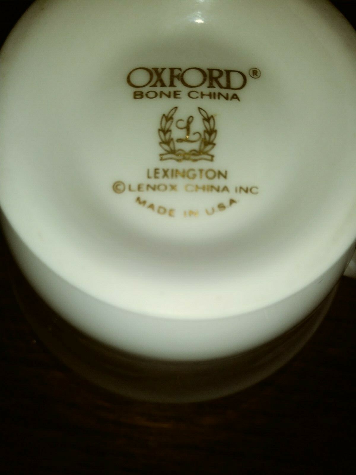 Oxford Bone China: 2 Dinner Plates, Oval Vegetable Plate, Coffee Cup, 2 Saucers