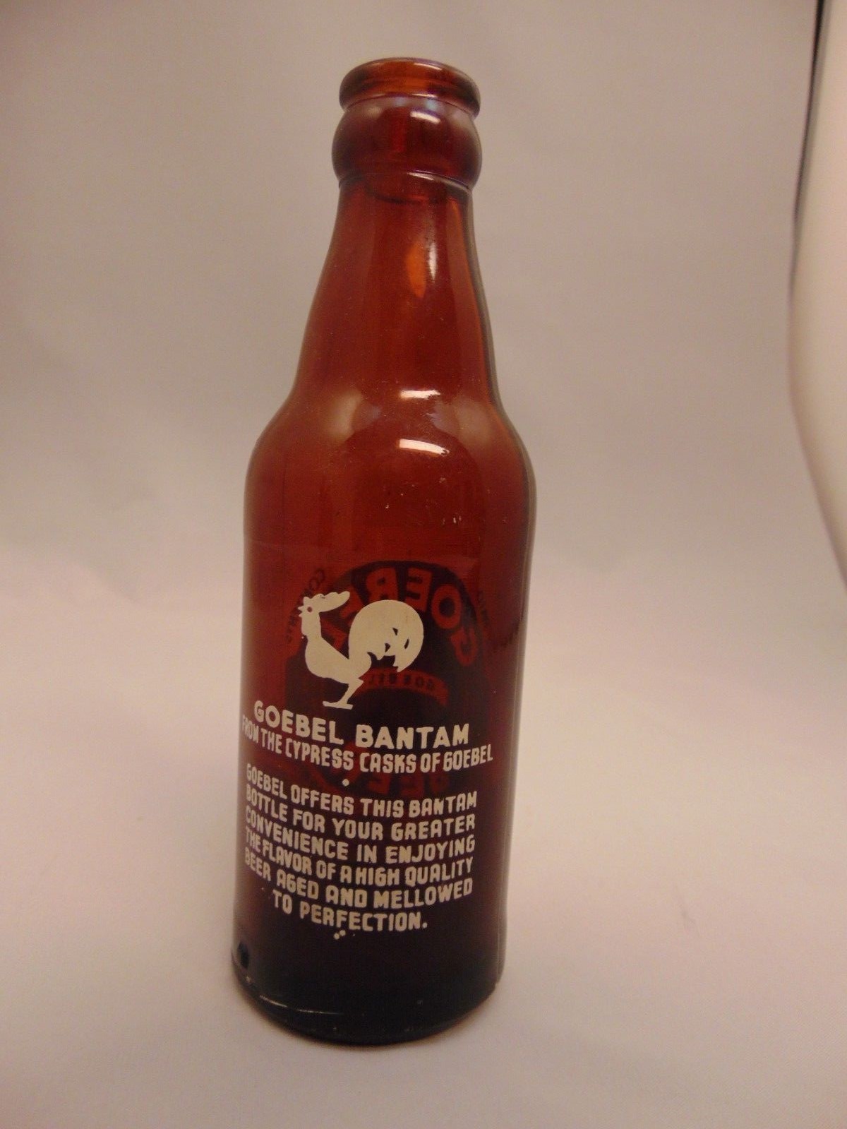 VINTAGE Painted Beer Bottles, National Bohemian, Goebel Beer, Mahou, Old German