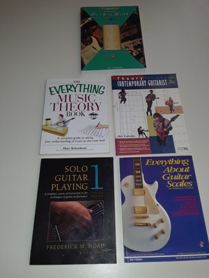 lot of 5 Everything About Guitar Scales Theory for the Contemporary 100 Rock, CD