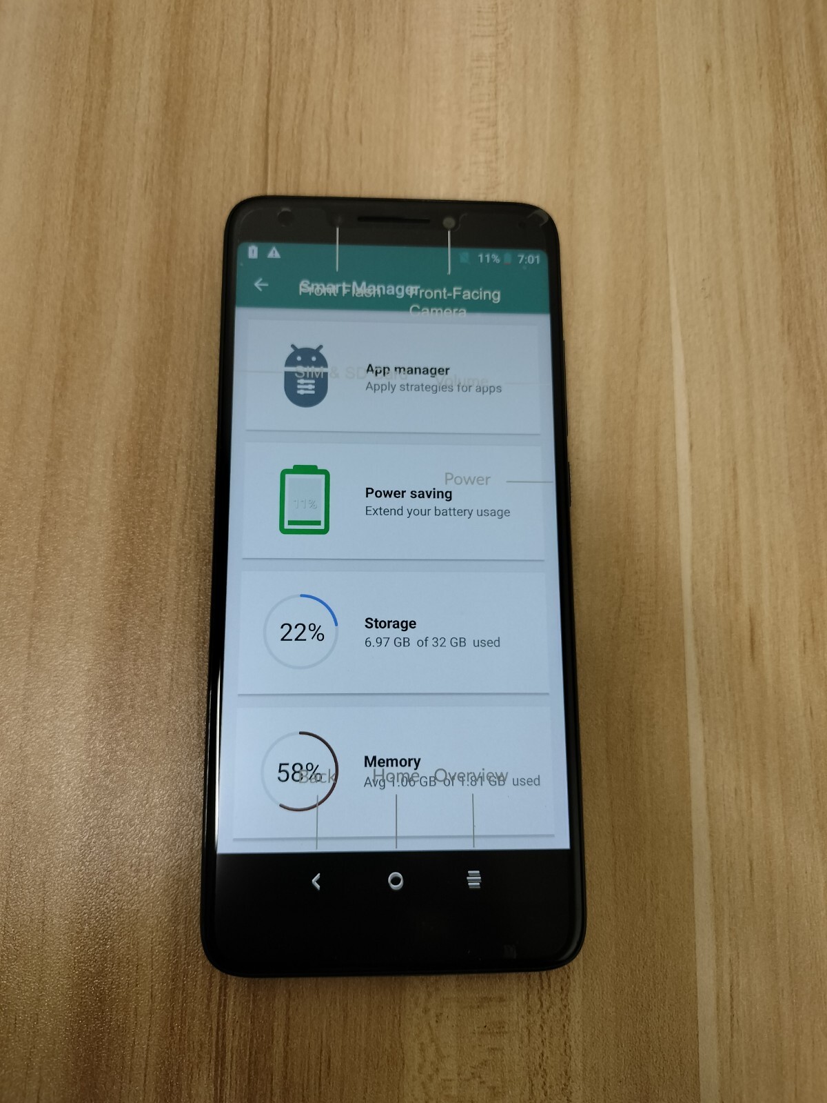 Alcatel 7 (6062W) 32GB 4GB LTE (METRO) - BLACK