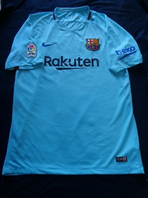 Nike Dri Fit Rakuten Barcelona FCB Laliga Beko 2017 Jersey