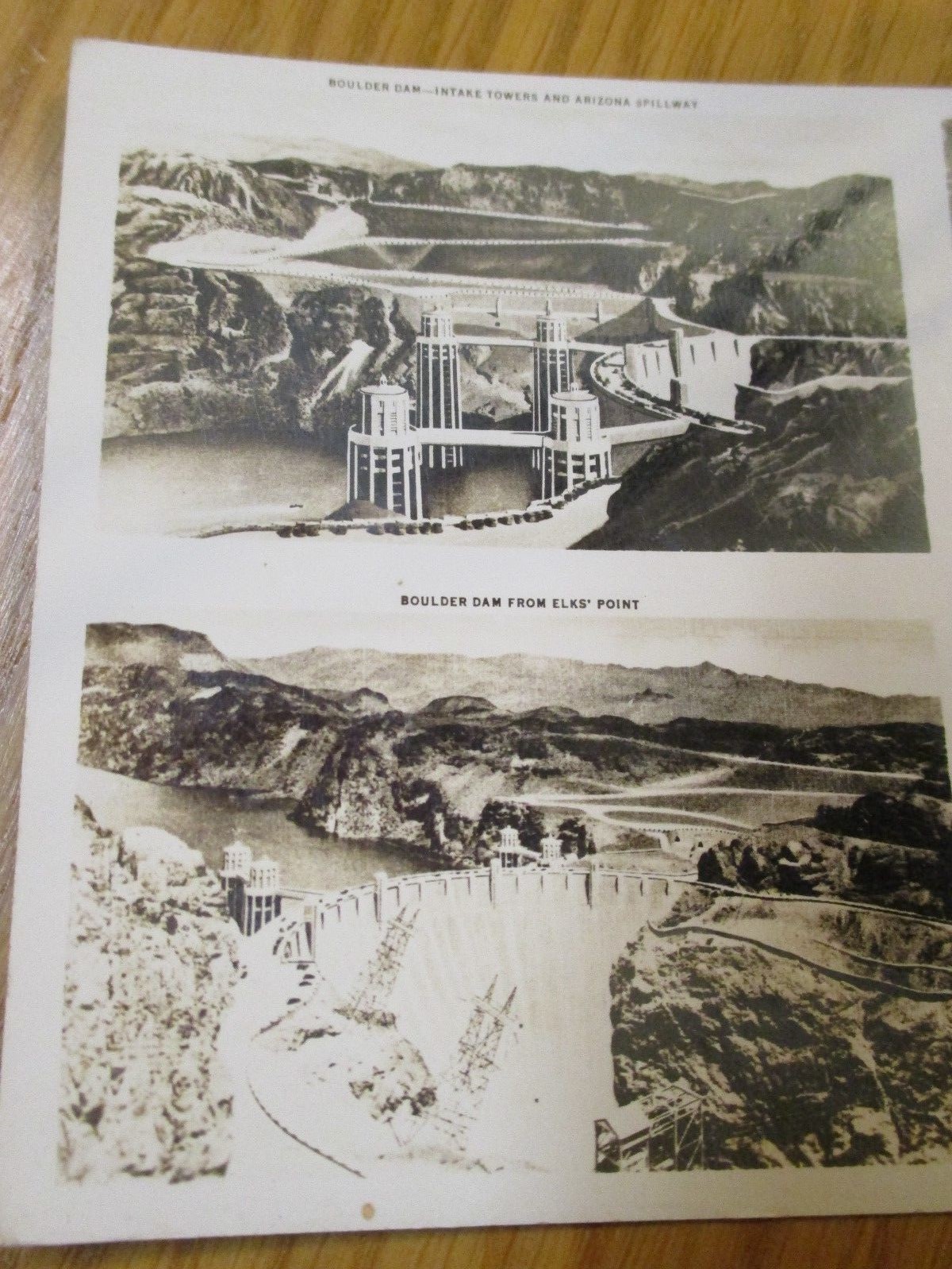Early Postcard Boulder Dam