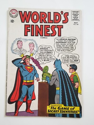 World's Finest Comics #149 -1965- Superman and Batman: Game of Secret Identities