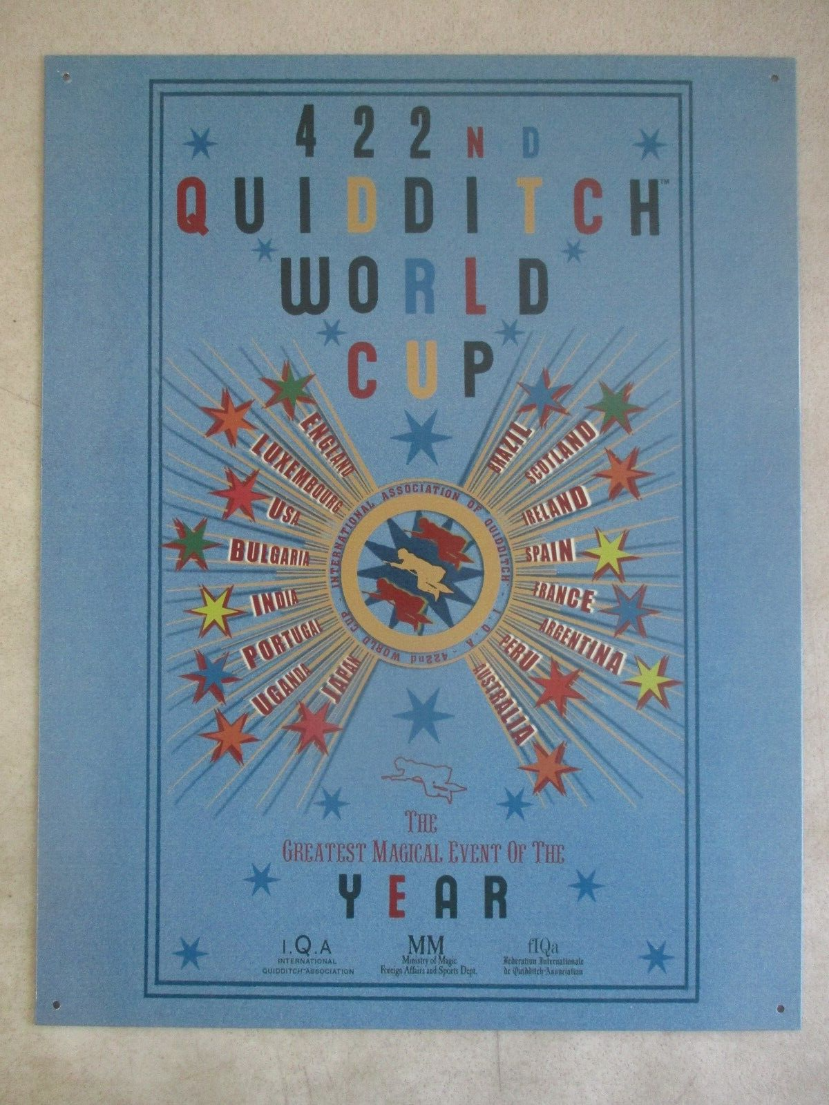 【クイディッチ】ワールドカップ チケットプリント Quidditch クィディッチ・ワールドカップのチケット2枚！ブルガリアVS