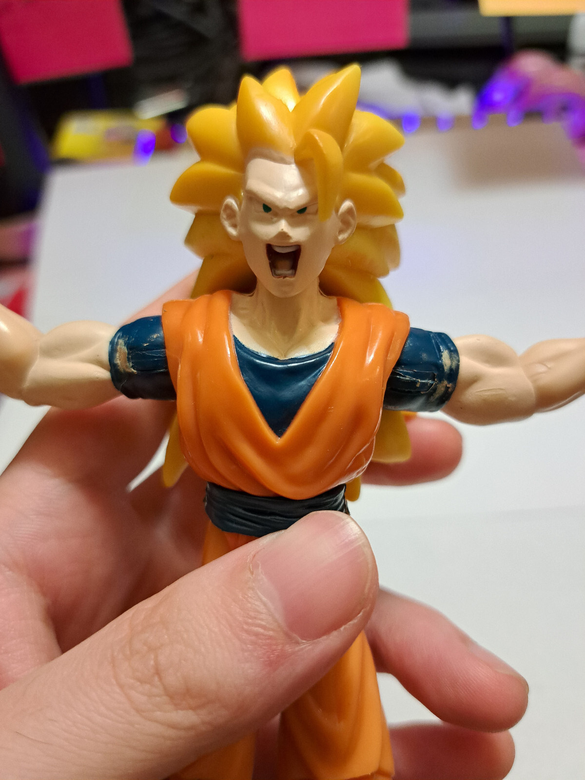 Dragon Ball Z Fusion Series Super Saiyan 3 Goku Figure Jakks (LOOSE)
