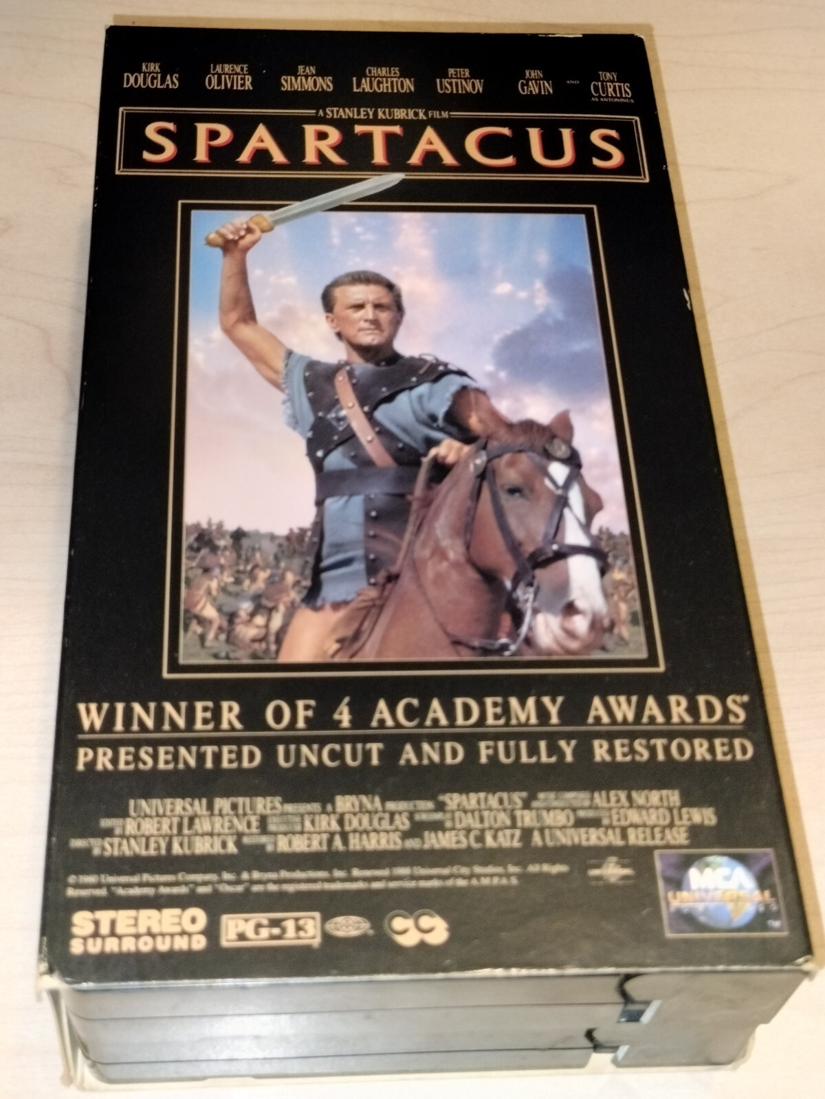 スパルタカスII Spartacus VHS 2 Tape Box Set Vintage 1988 | eBay