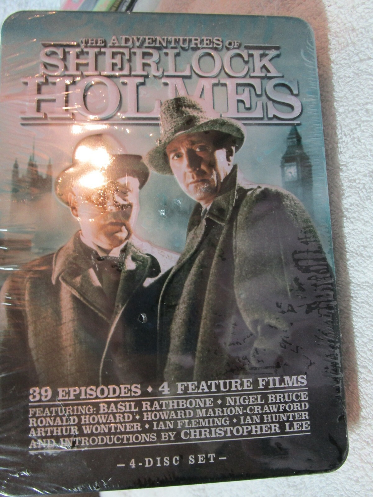 ADVENTURES OF SHERLOCK HOLMES: 39 episodes/4 films on 4