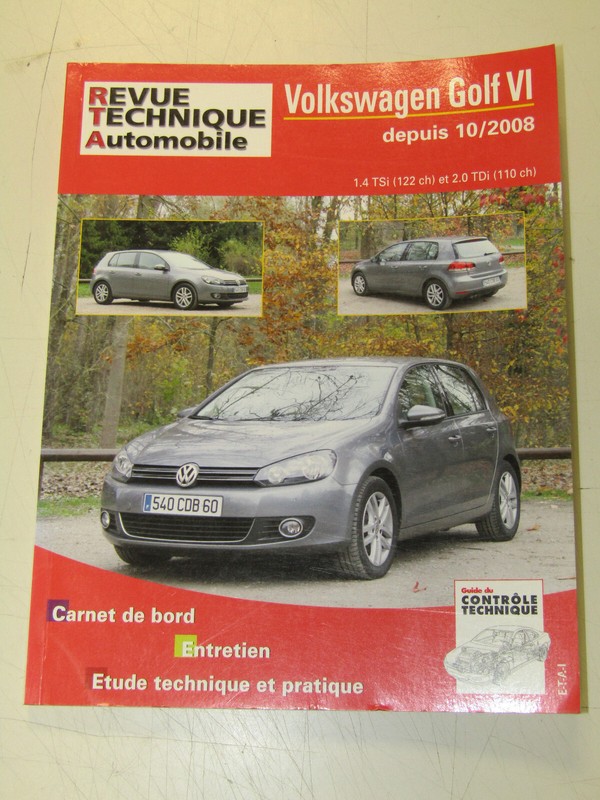 Revue Technique Rta B736.5 Volkswagen Golf Vi (2008 Ã  2012)