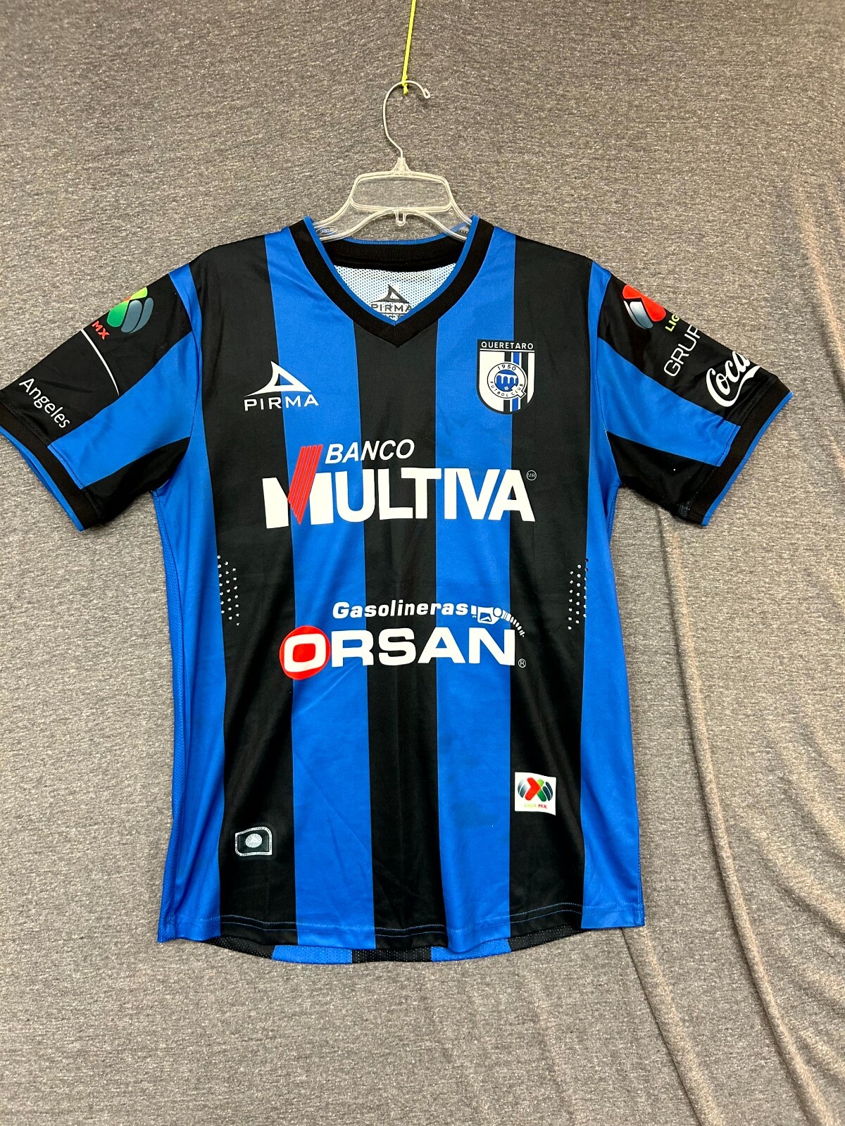Pirma Jersey Mens M Blue Black #49 Ronaldinho Queretaro
