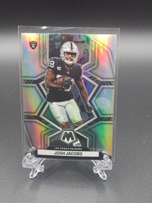 2022 Panini Mosaic #116 Josh Jacobs Silver Holo Prizm Raiders