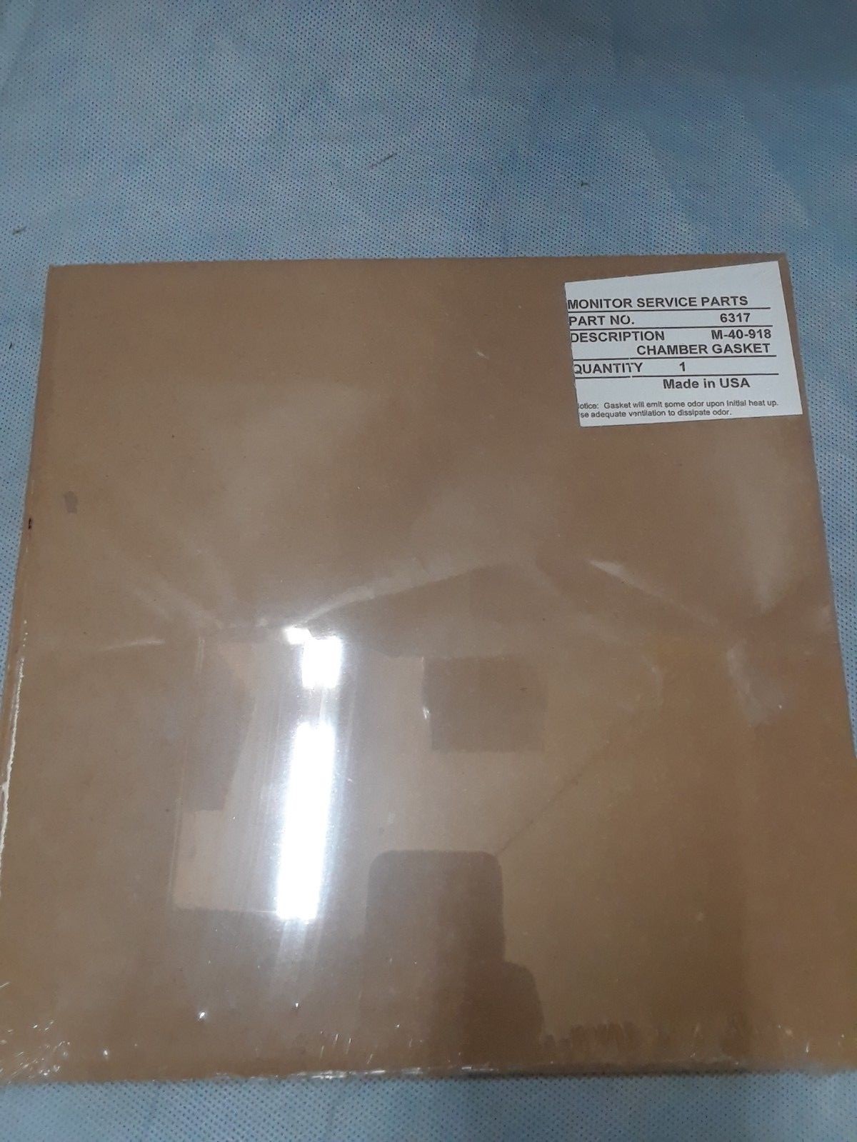 Monitor Vented Kerosene Heater M-40 Chamber Gasket 6317 OEM