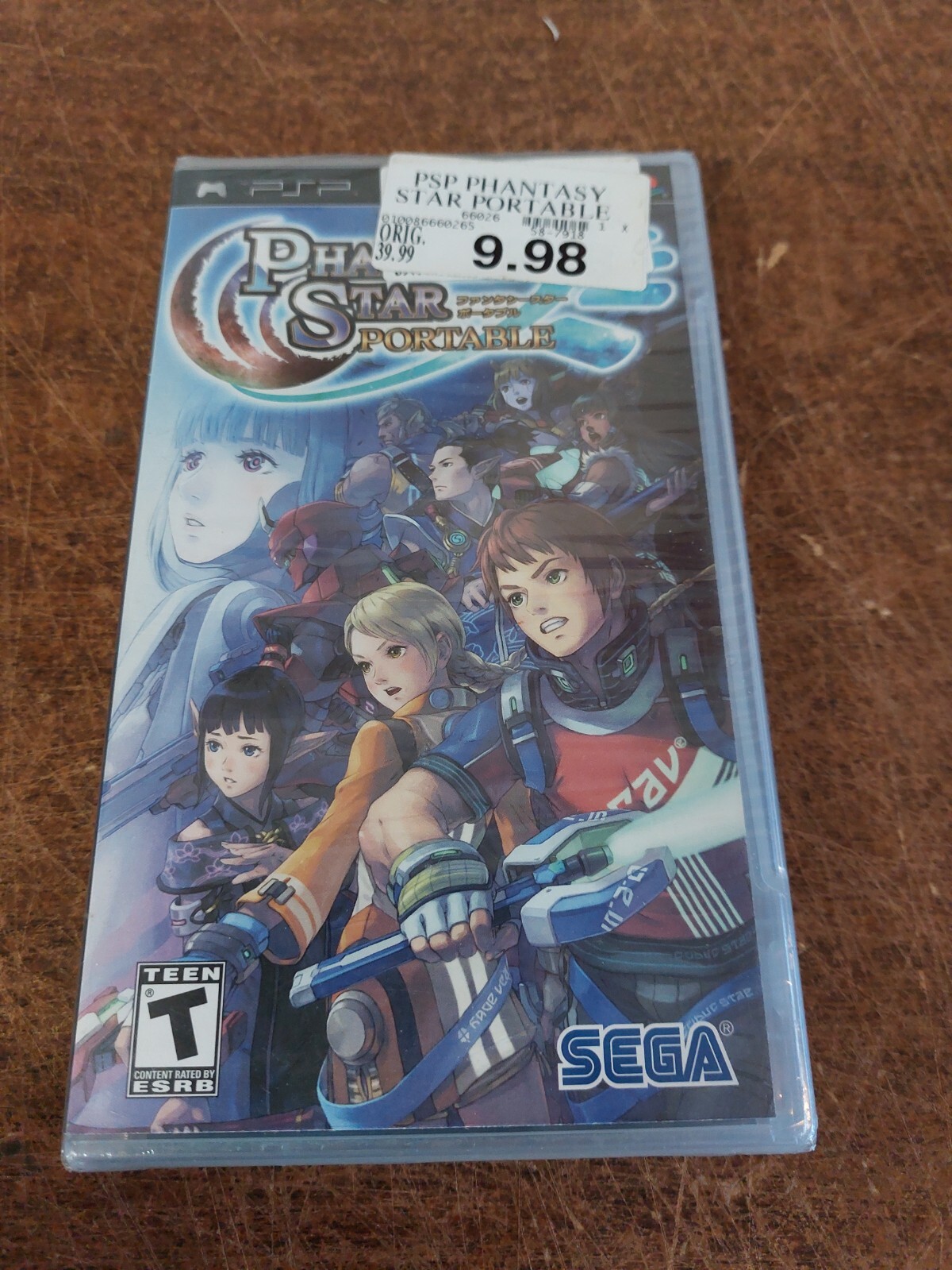 Phantasy Star Portable Sony PSP 2009 NEW Factory Sealed RPG