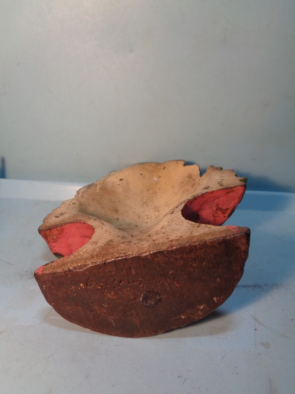 Mixed Flower's in Vase Cast Iron Doorstop 6 1/4