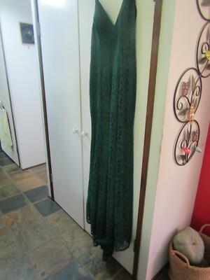 Stunning Studio Ming Green Lace Over Green Lining Formal Or Bridesmaid RRP $700.