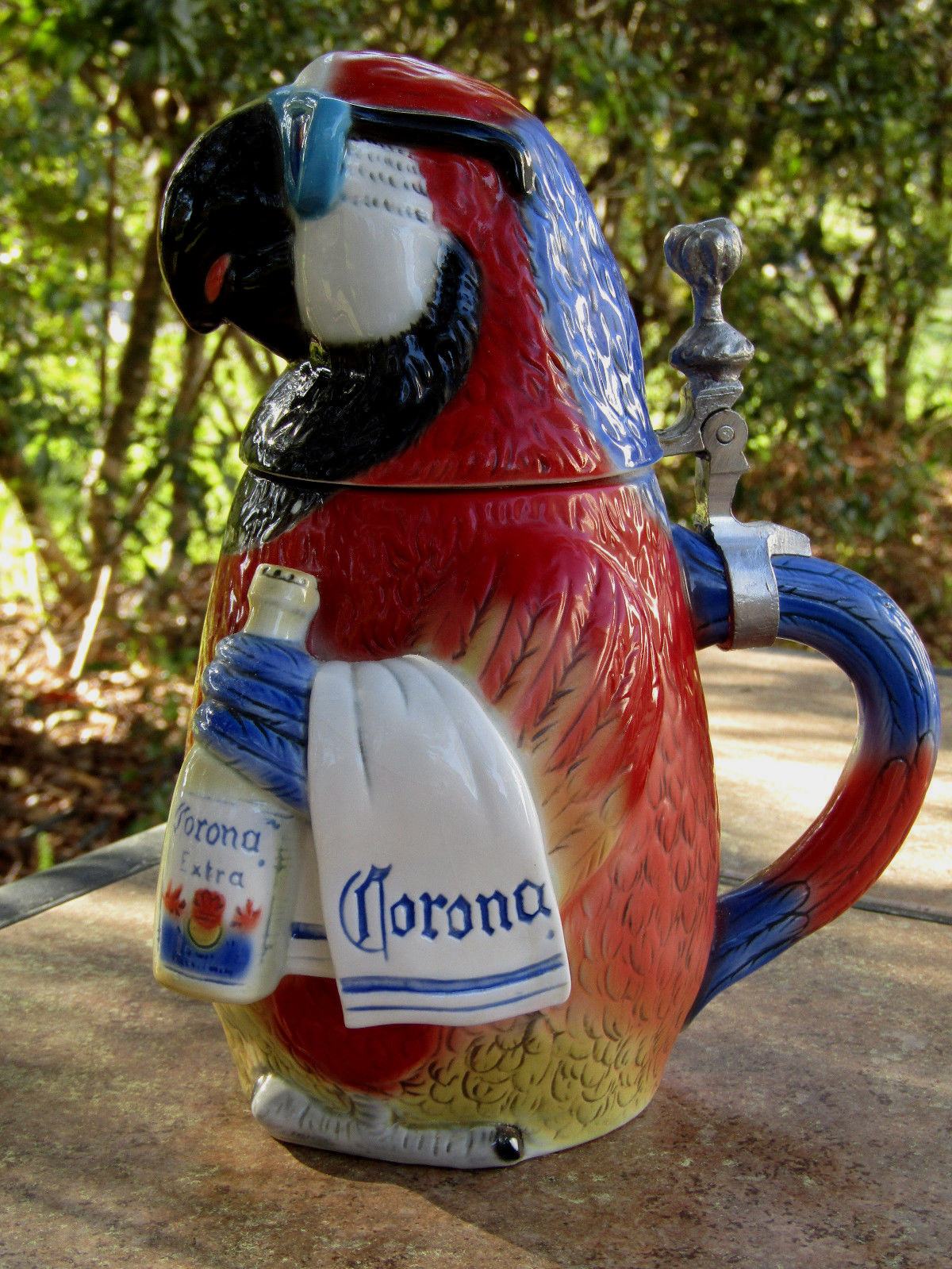 Corona Parrot Stein 1st Edition by Tradex Stahl Made in Germany 1994 EUC