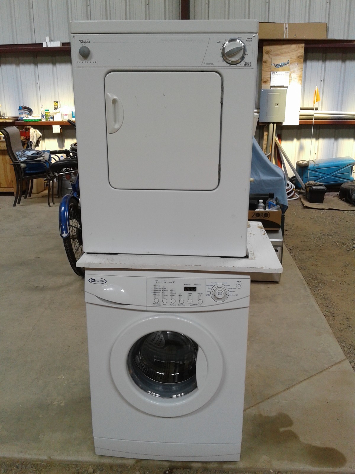 Maytag washer model MAH2400AWW and Whirlpool dryer model LDR3822PQ1 GREAT FOR RV