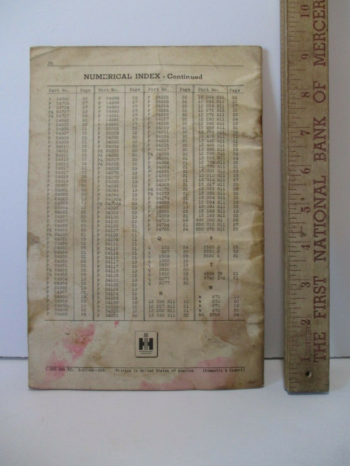 McCormick Deering Tractor Disk No. 10-A John Deere Farm Tractor IH Owners Manual