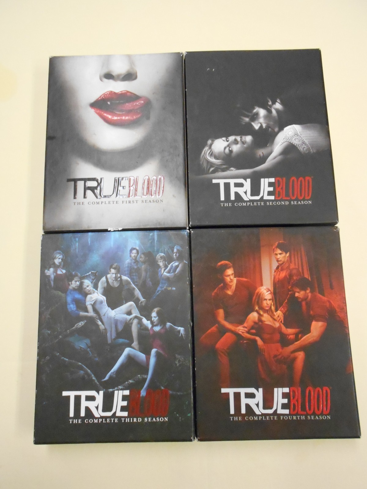 True Blood Season 1 - 4 Box Sets  DVDS HBO