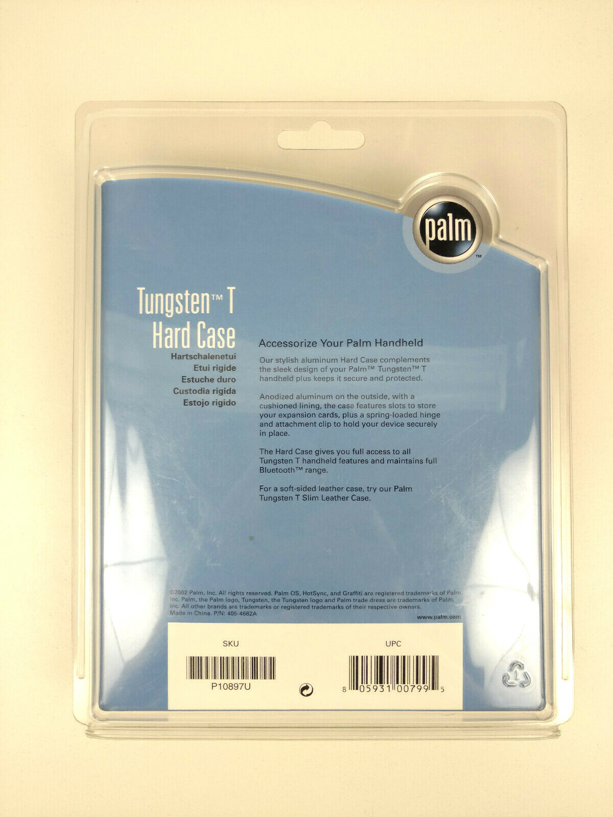 Palm  Tungsten T and T2 Hard Case P10897U - NEW & SEALED