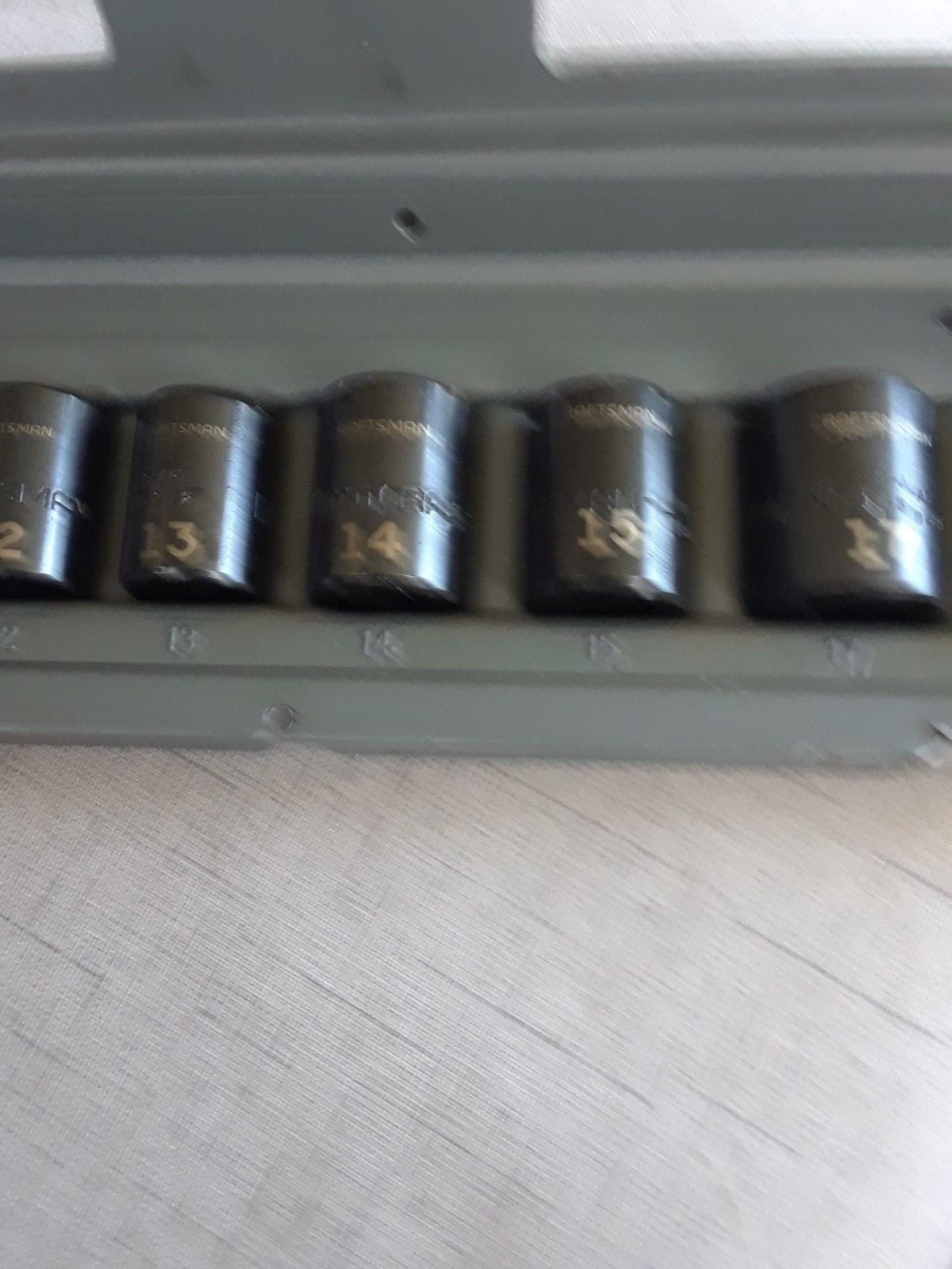 CRAFTSMAN 9.PC INPACT SOCKET SET METRIC..