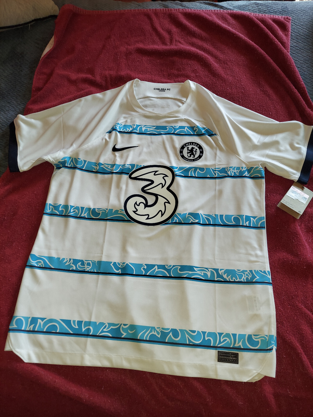 ウェア Chelsea Away 22-23 New with tags 2022/23 Chelsea Authentic Away Jersey #22 Ziyech Medium