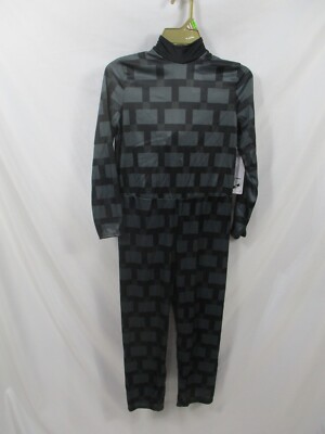 Minecraft Ender Dragon Costume Boys Medium Jumpsuit Mask Wings Tail Halloween