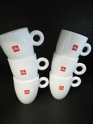 ILLY LOGO COFFEE MUG  6 EA