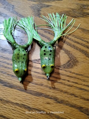 Skirted Frog Bass Fishing Lure