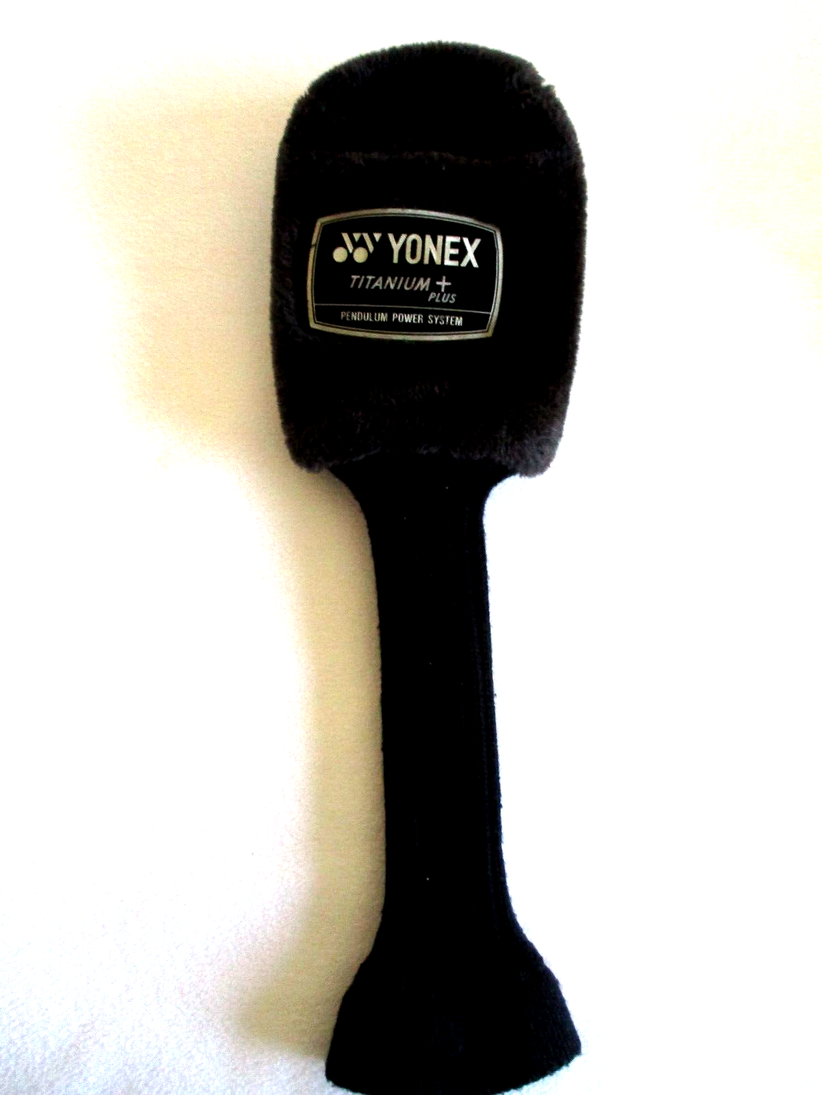 YONEX TITANIUM PLUS PENDULUM POWER SYSTEM BLACK #1 WOOD SOCK COVER