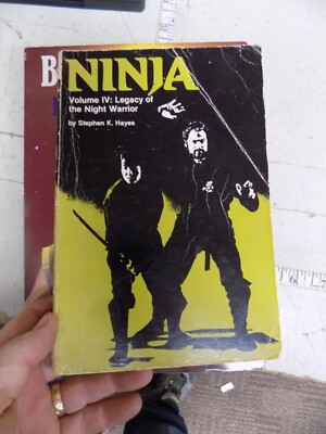Vintage book PBK Ninja Aolume IV Night Warrior Hayes no date