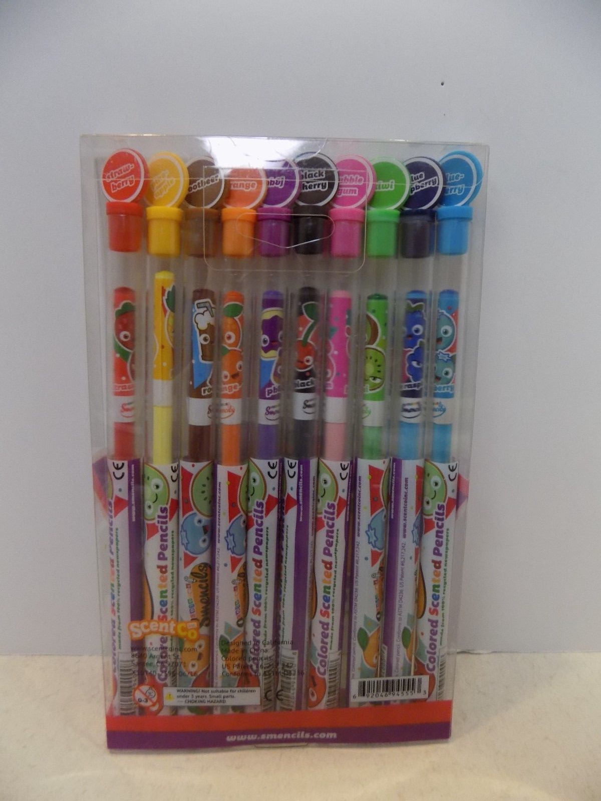 Smencils Colored Scented Pencils 10 Pack  New