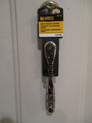 DEWALT Ratchet, Quick Release, SAE, 1/4-Inch Drive (DWMT81096)