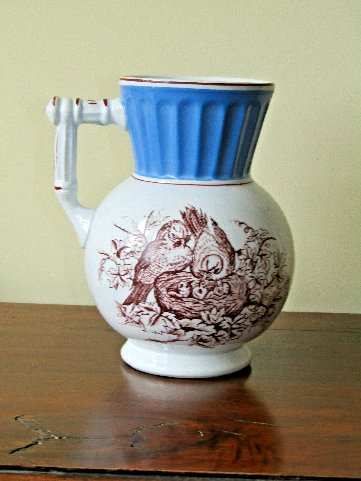 ANTIQUE KNOWLES,TAYLOR & KNOWLES IRONSTONE PITCHER 