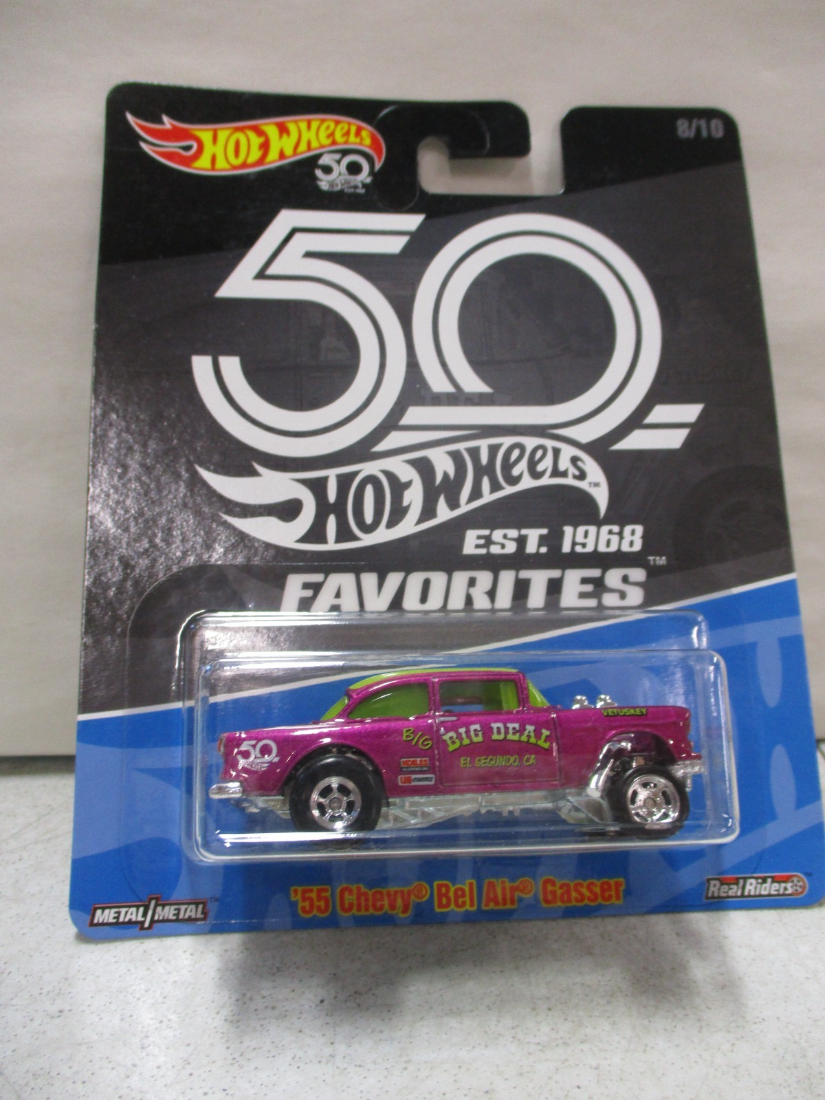 Hot Wheels 50 Favorites 1955 Chevy Bel Air Gasser B | eBay