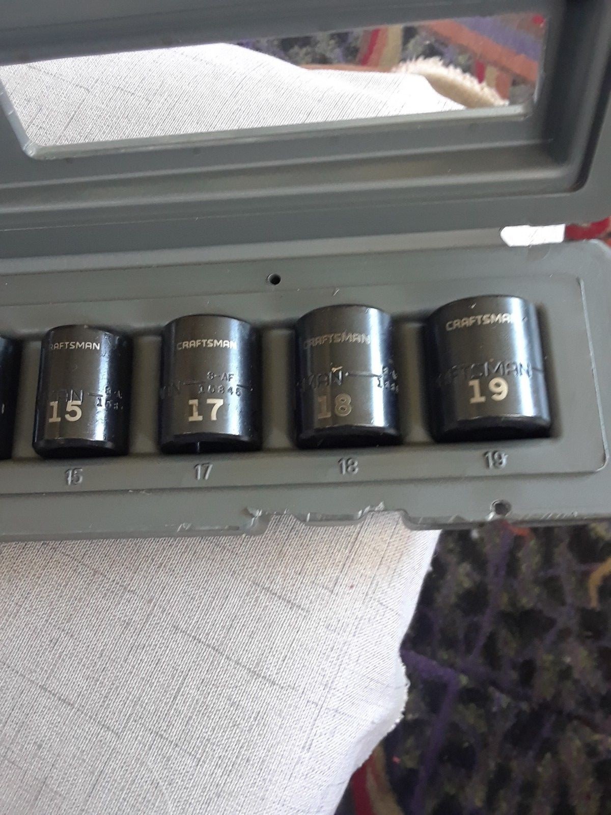 CRAFTSMAN 9.PC INPACT SOCKET SET METRIC..