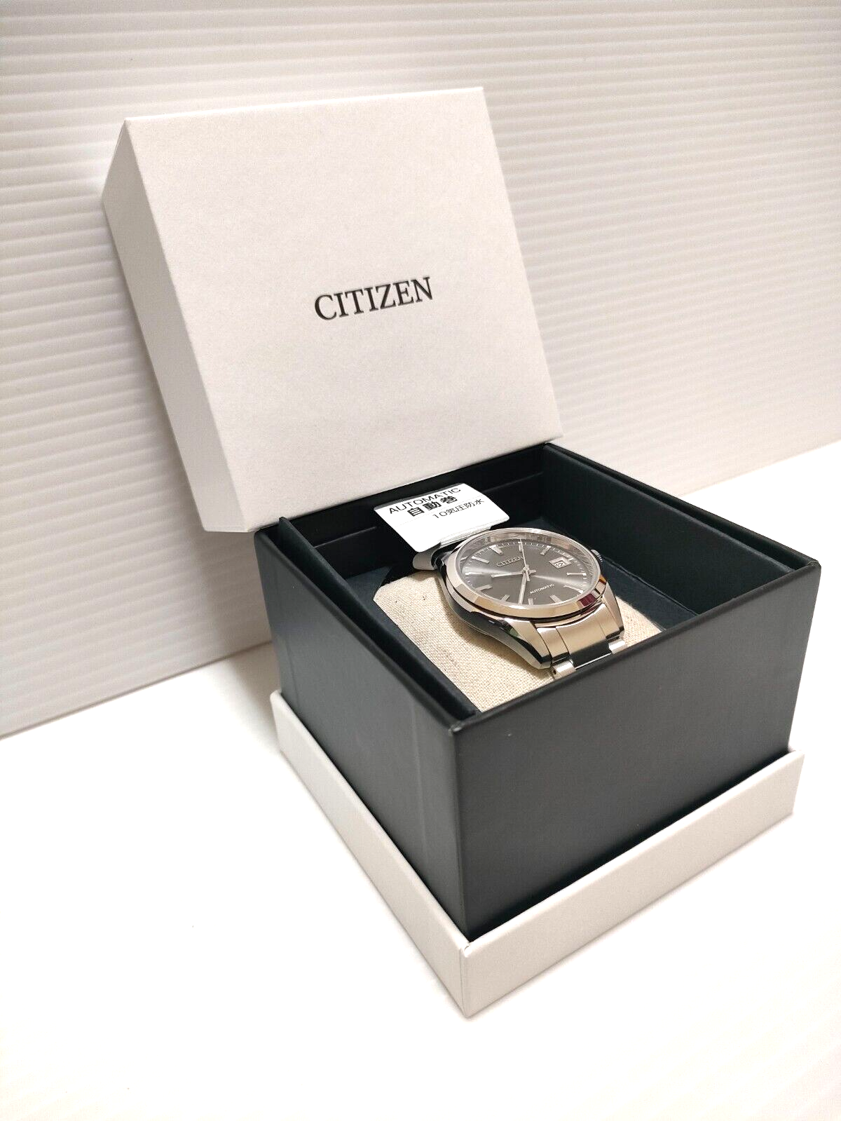 Pre-owned Citizen Mechanical Nb1050-59h Dial Automatic Sapphire Glass Men Watch From Japan