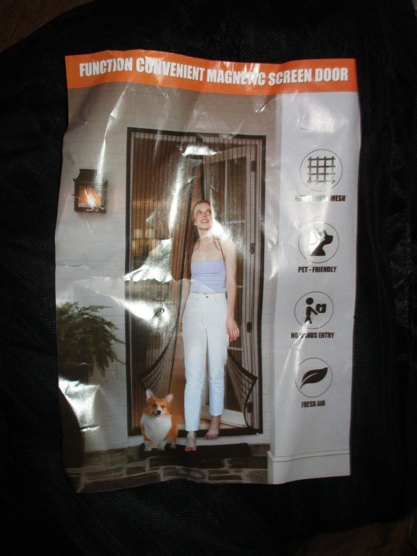 Garage Door Screen for 6X8 Ft, Retractable Magnetic Screen Doors