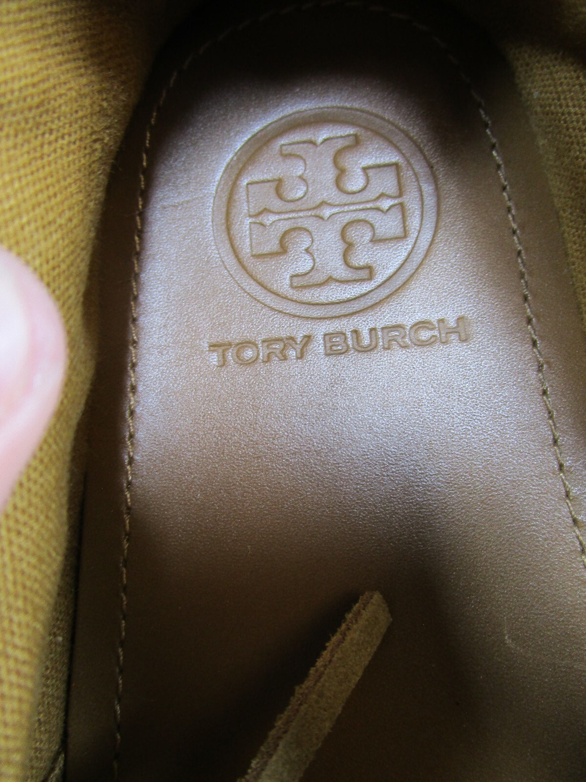 Tory Burch Sneakers Womens Size 10 M Brown Suede Tassel Shoes