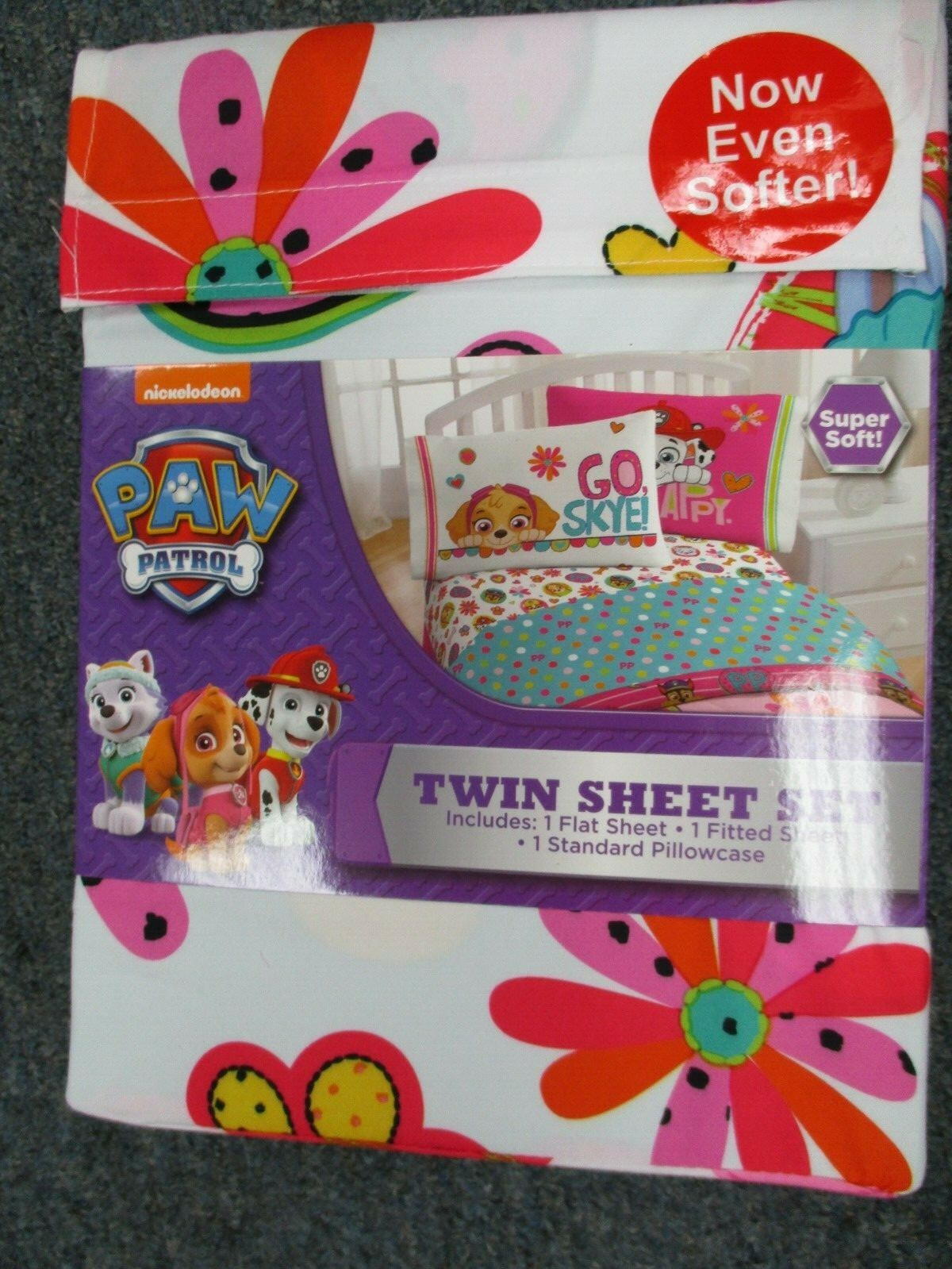 paw patrol travel bed