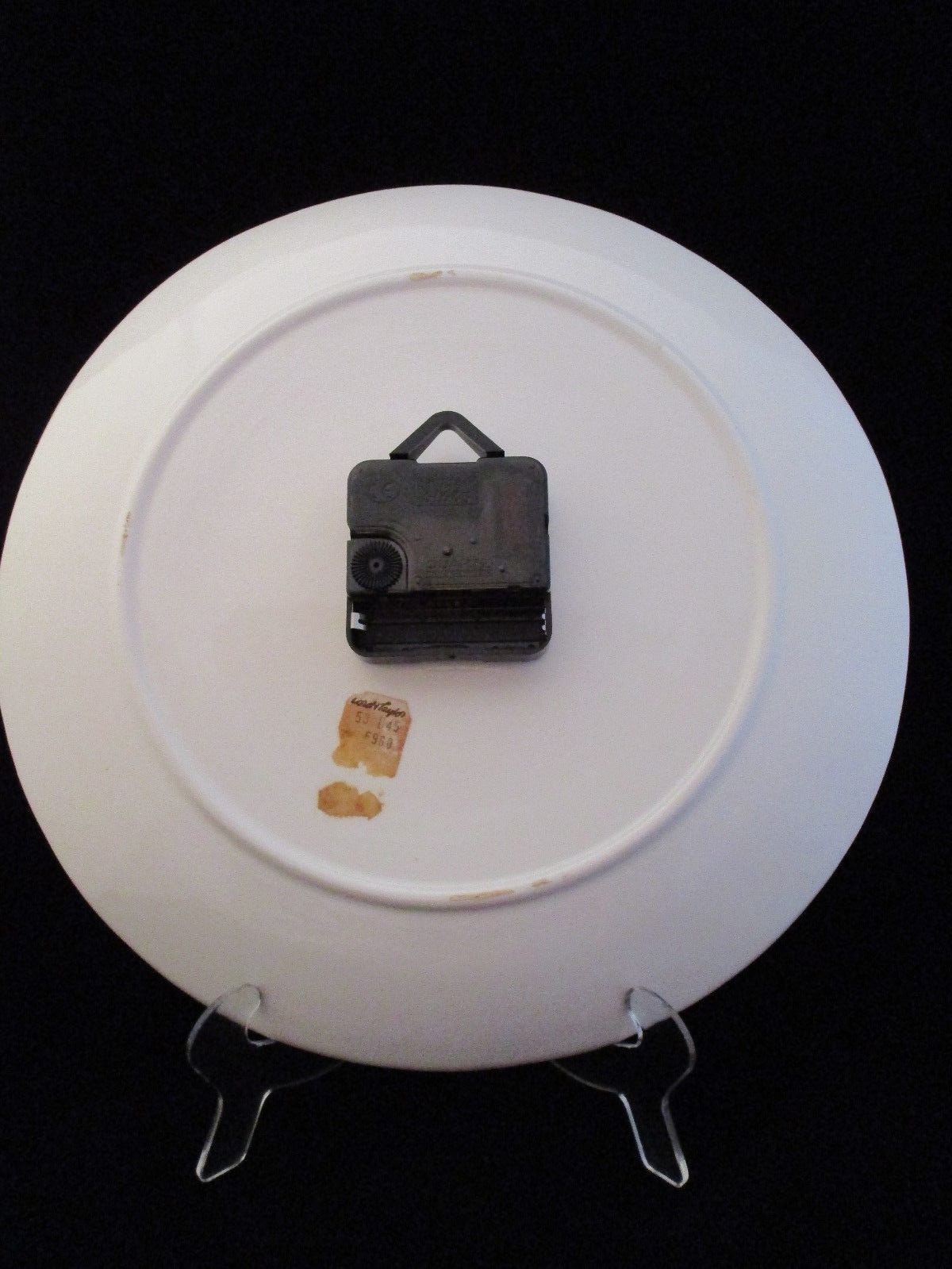 Daisy Plate Wall Ckock