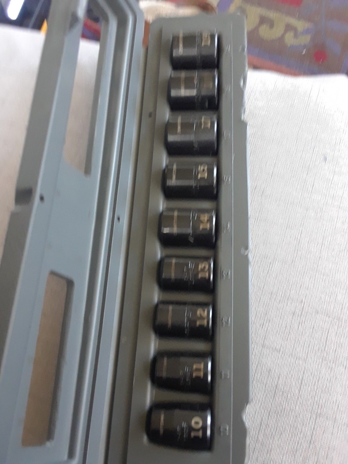 CRAFTSMAN 9.PC INPACT SOCKET SET METRIC..