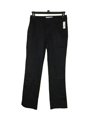 Amazon Essentials Black Chino Pants 6 Women New
