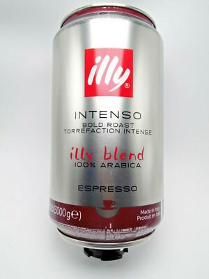 ILLY ESPRESSO 6.61 LBS  BEAN DARK/INTENSO ROAST *SCREW ON LID - exp date 2026+