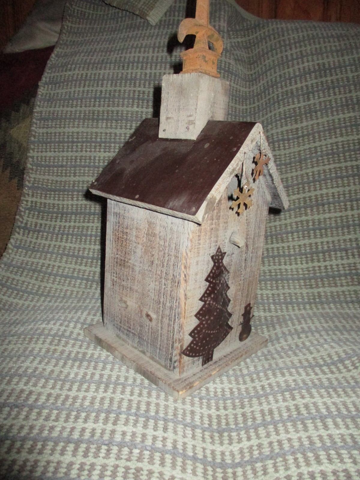 Nw Decor NW Birdhouse Moose Fir Tree Pine Northwoods