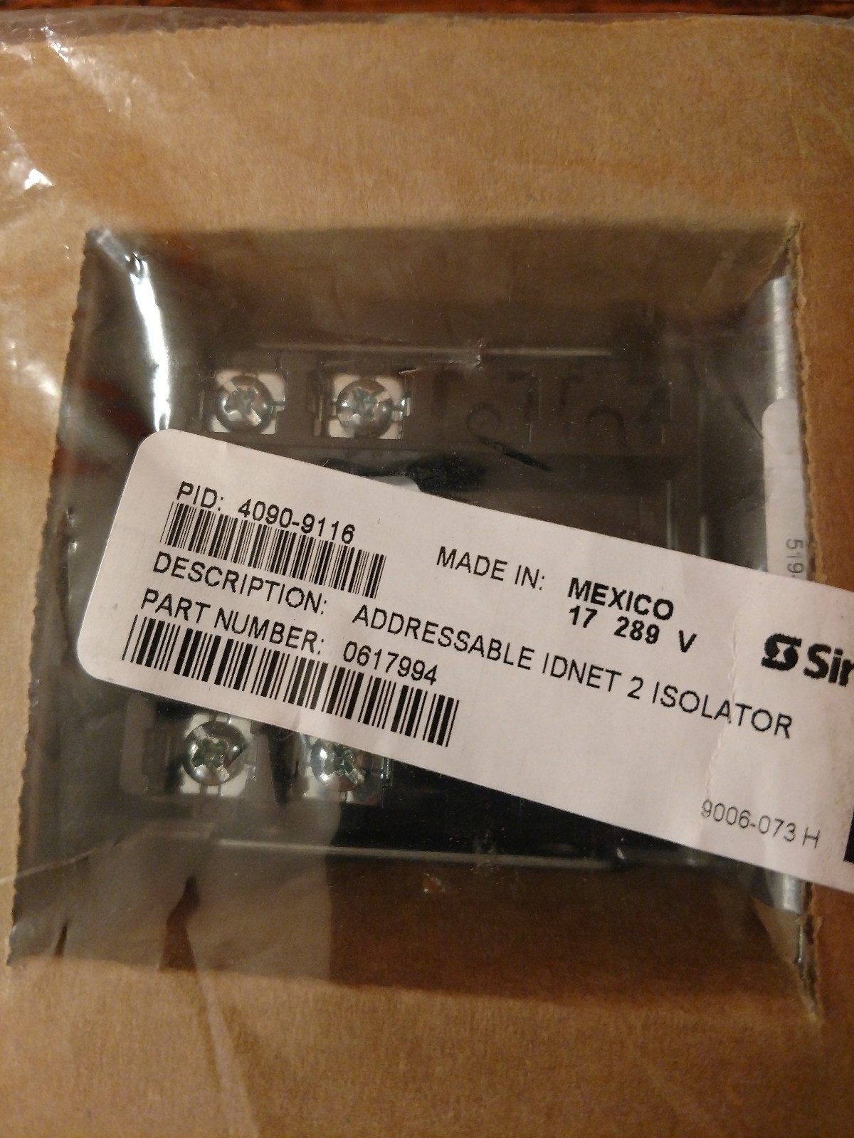 New Simplex 4090-9116 Addressable IDnet Isolator