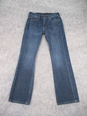 Levis Jeans Mens 30x32 Blue Denim 527 Boot Cut Low Rise Slim Western 100% Cotton