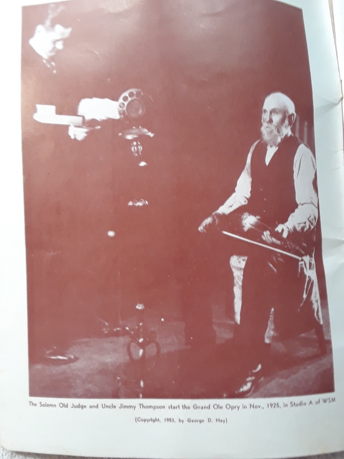 A Story Of The Grand Ole Opry Book By George D. Hay 