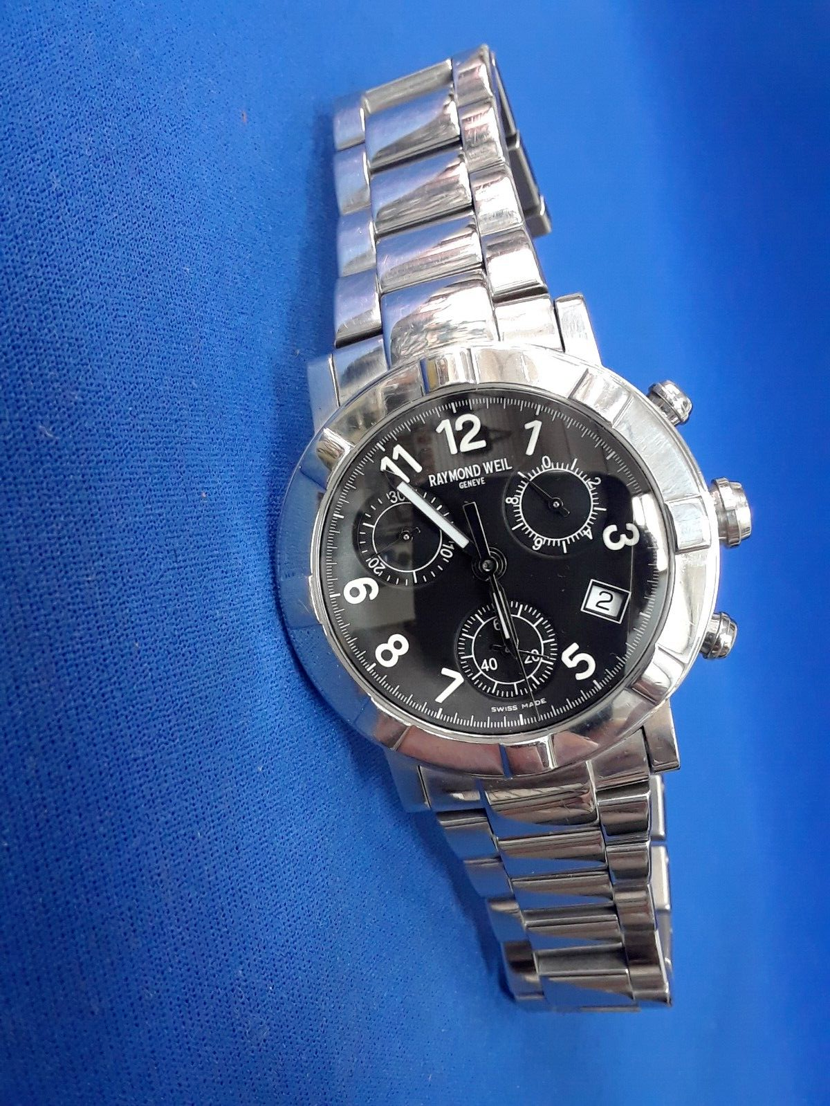 Raymond Weil Men's Chronograph Watch 5030 E811120 Black Dial